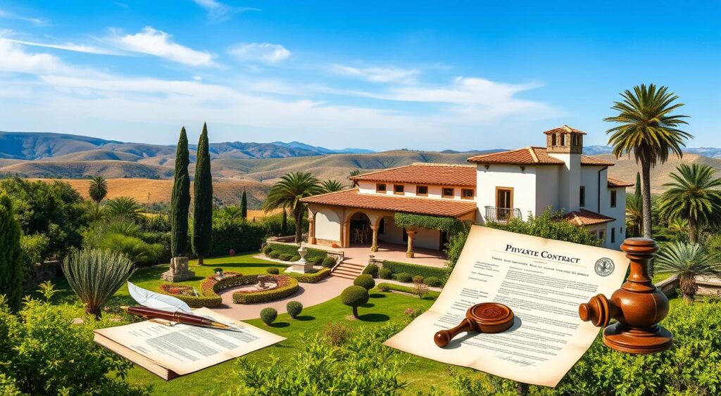 es válido un usufructo en contrato privado?